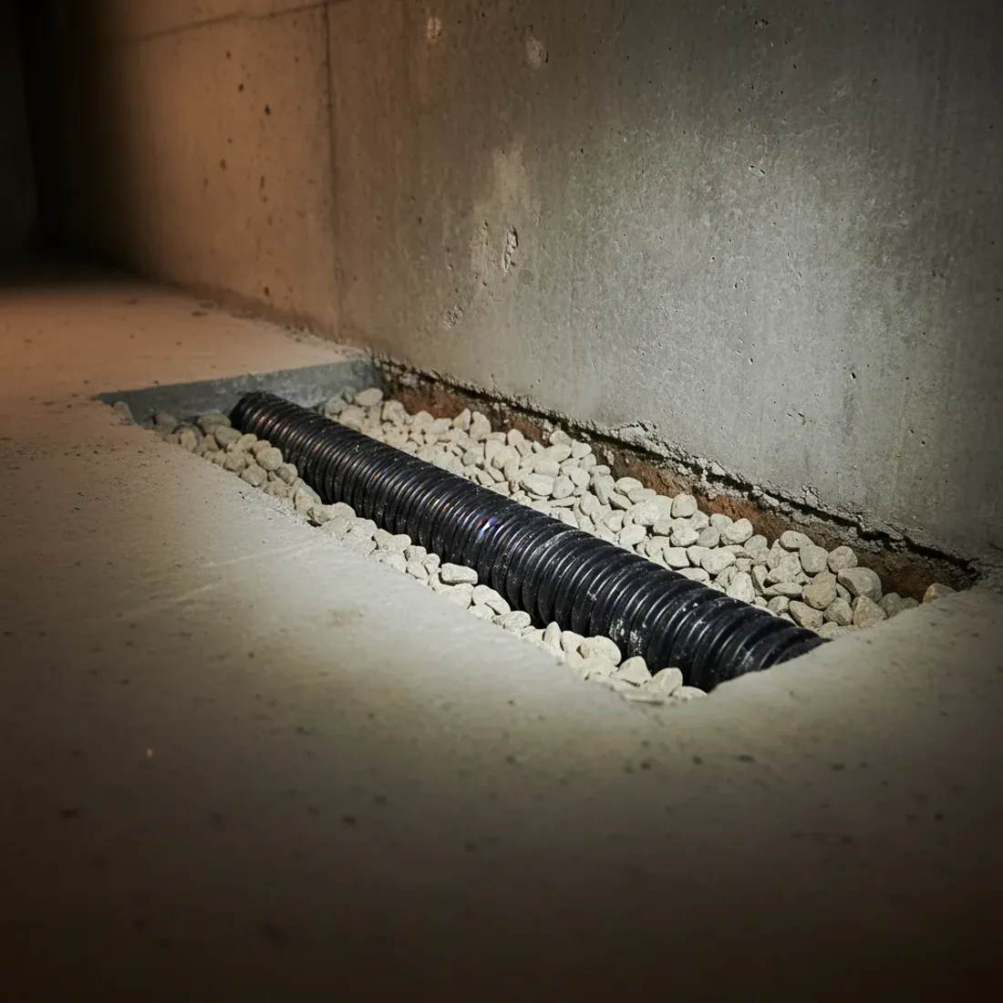 French Drain Installation in South Hill